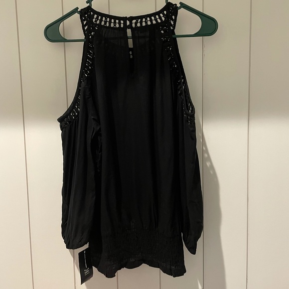 NWT INC Cold Shoulder Blouse - Picture 4 of 8